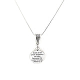 Scripture Gift, Cast All Of Your Anxieties On Him Necklace, 1 Peter 5 7, Bible Verse Gifts, Scripture Jewelry, Scripture Gifts, Gift For Her
