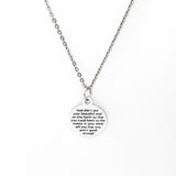 Christian Woman Gift, God Made You Necklace, Gift For Her, Inspiring Quote, Motivating Quote, Encouragement Gift, Faith Gift, Christian Gift