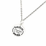 Teacher Gift, Teachers Change The World Necklace, Teacher Christmas Gift, New Teacher, Gift For Teacher, Gift For Her, Teacher Necklace