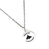 Christmas Jewelry, Merry Christmas Necklace, Christmas Wish, Christmas Gift, Wishing You A Merry Christmas, Gift For Her, Christmas Charm