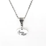 Sister Memorial, Sister To An Angel Necklace, Loss Of Sister Gift, My Angel Sister, Sympathy Gift, My Sister Is My Angel, Missing My Sister