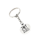 Christmas Gift, Joy To The World Keychain, Christmas Charm, Charm Keychain, Sunday School Gifts, Joy Gifts, Affirmation Gifts, Faith Gifts