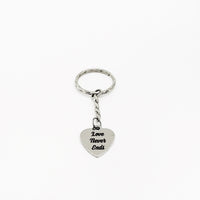 Love Gift, Love Never Ends Keychain, Anniversary Gift, I Love You Gift, Charm Keychain, Wife Gift, Husband Gift, Wedding Gift, Love Charm