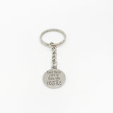 Encouragement Gift, Good Things Come To Those Who Hustle Make It Happen Keychain, Double sided Keychain, Encouragement Quote, Direct Sales