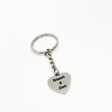 Love Gift, Forever And Ever Keychain, Anniversary Gift, Wedding Gift, Love Quote, Daughter Gift, Son Gift, Husband Gift, Wife Gift