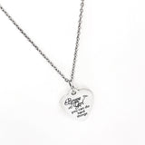 Motivating Her, Brave Girl You Can Do Hard Things Necklace, Motivational Quote, Encouragement Gift, Encouraging Her, Daughter Gift