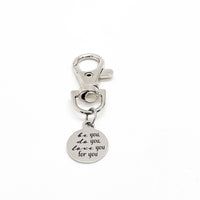 Encouragement Gift, Do You, Be You, Love You, For You Clip On Charm, Keychain Charm, Motivating Quote, Bag Charm, Encouraging Gift