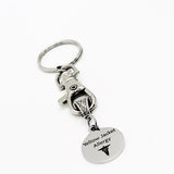 Medical ID Awareness Keychain, Yellow Jacket Allergy Keychain, Yellow Jacket Allergy Awareness, Medical Notification Keychain, Keychain Gift