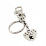 Pet Memorial Gift, No Longer By My Side But Forever In My Heart Keychain, Dog Loss Gift, Sympathy Gift, Remembering A Pet, Dog Loss Memorial
