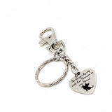 Pet Memorial Gift, No Longer By My Side But Forever In My Heart Keychain, Dog Loss Gift, Sympathy Gift, Remembering A Pet, Dog Loss Memorial