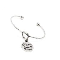 Motivational Gift, If Your Goals Don’t Scare You, They Aren’t Big Enough Bracelet, Motivational Quote, Encouragement Gift, Entrepreneur Gift