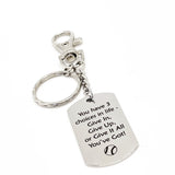 Softball Player Gift, Three Choices In Life Keychain, Give It All You’ve Got, Motivating Her, Encouragement Gift, Motivating Quote