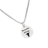 Medical Condition Necklace, Penicillin Allergy Necklace, Penicillin Allergy Notification, Medical Notification Jewelry, Medical Charm