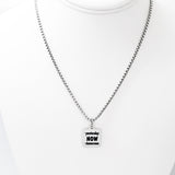 Motivational Gift, Now Necklace, Not Yesterday, Not Tomorrow, Affirmation Jewelry, Encouragement Gift, Encouraging Him, Encouraging Her