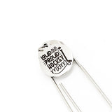 Hockey Mom Gift, Loud And Proud Hockey Mom Bookmark, Paperclip Bookmark, Hockey Player Mom, Charm Bookmark, Hockey Bookmark, Hockey Gift