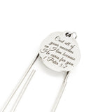 Scripture Gift, Cast All Of Your Anxieties On Him Bookmark, 1 Peter 5 7, No Worries, Bible Verse Gift, Bible Verse Bookmark, Scripture Quote