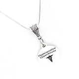 Medical Symbol Necklace, Hypersensitive Upper Airway Necklace, Medical Notification, Medical Notice, Gift For Her, Medical Caduceus