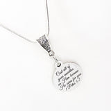 Scripture Gift, Cast All Of Your Anxieties On Him Necklace, 1 Peter 5 7, Bible Verse Gifts, Scripture Jewelry, Scripture Gifts, Gift For Her