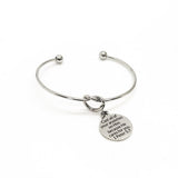 Scripture Gifts, Cast All Of Your Anxieties On Him Bracelet, Charm Bracelet, Scripture Quote, Bible Verse Gifts, Bible Verse Quotes