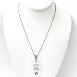 Soccer Player Gift, You Have Three Choices In Life Soccer Necklace, Give It All You’ve Got, Soccer Player Charm, Daughter Gift, Gift For Her