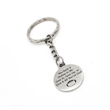 Football Player Gift, You Have Three Choices In Life, Give In, Give Up, Give It All You’ve Got Keychain, Football Keychain, Gift For Him
