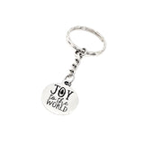Christmas Gift, Joy To The World Keychain, Christmas Charm, Charm Keychain, Sunday School Gifts, Joy Gifts, Affirmation Gifts, Faith Gifts
