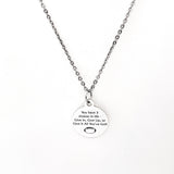 Football Necklace, Three Choices Necklace, Give It All You’ve Got, Motivation Gift, Motivating Quote, Football Lover Gift, Football Player
