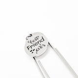Friend Gift, Best Friend Ever Bookmark, Gift For Friend, Friend Award, Friend Christmas, Gift For Her, Reader Gift, Paperclip Bookmark