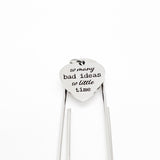 Friend Gift, So Many Bad Ideas, So Little Time Bookmark, Brainstorming Session, Writer Gifts, Reader Gifts, Fun Quotes, Fun Friend Gift