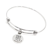 Affirmation Gifts, Perfectly Imperfect Bracelet, Stacking Bangle, Charm Bracelet, Motivation Gift, Gift For Her, Daughter Gift, Encouraging