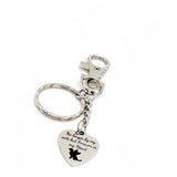 Pet Memorial Gift, No Longer By My Side But Forever In My Heart Keychain, Dog Loss Gift, Sympathy Gift, Remembering A Pet, Dog Loss Memorial