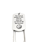 Motivation Gift, Three Choices In Life Bookmark, Basketball Player Gift, Give It All You’ve Got, Daughter Gift, Son Gift, Planner Bookmark