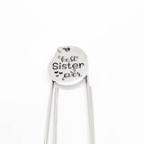 Sister Gift, Best Sister Ever Bookmark, Gift For Sister, Sister Award, Sister Christmas, Gift For Her, Reader Gift, Paperclip Bookmark