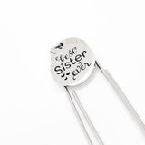 Sister Gift, Best Sister Ever Bookmark, Gift For Sister, Sister Award, Sister Christmas, Gift For Her, Reader Gift, Paperclip Bookmark