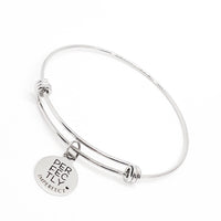 Affirmation Gifts, Perfectly Imperfect Bracelet, Stacking Bangle, Charm Bracelet, Motivation Gift, Gift For Her, Daughter Gift, Encouraging