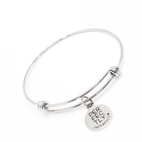 Affirmation Gifts, Perfectly Imperfect Bracelet, Stacking Bangle, Charm Bracelet, Motivation Gift, Gift For Her, Daughter Gift, Encouraging