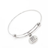 Affirmation Gifts, Perfectly Imperfect Bracelet, Stacking Bangle, Charm Bracelet, Motivation Gift, Gift For Her, Daughter Gift, Encouraging