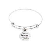 Best Friend Gift, Best Friend Ever Bracelet, Stacking Bangle, Charm Bracelet, Best Friends Forever, Gift For Her, Best Friend Christmas