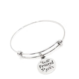 Best Friend Gift, Best Friend Ever Bracelet, Stacking Bangle, Charm Bracelet, Best Friends Forever, Gift For Her, Best Friend Christmas