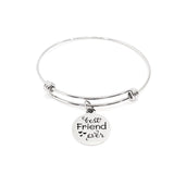 Best Friend Gift, Best Friend Ever Bracelet, Stacking Bangle, Charm Bracelet, Best Friends Forever, Gift For Her, Best Friend Christmas