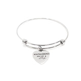 Mom Gift, Outnumbered Mom Of Boys Bracelet, Charm Bracelet, Charm Bangle, Stacking Bangle, Mom Gift From Kids, Wife Gift, Gift For Her
