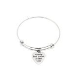Friend Gift, So Many Bad Ideas, So Little Time Bracelet, Friend Jewelry, Friendship Bracelet, Charm Bracelet, Stacking Bangle, Gift For Her