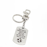 Soccer Player Gift, Three Choices In Life Keychain, Give It All You’ve Got, Motivating, Encouragement Gift, Motivating Soccer Quote