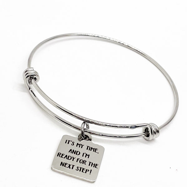 Confidence Gifts, Ready For The Next Step Bracelet, Its My Time, Affirmation Gifts, Affirmation Jewelry, Affirmation Quote, Encouragement