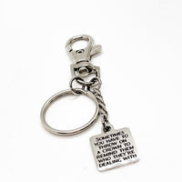 Affirmation Gifts, Throw On A Crown Keychain, Remind Them Who They’re Dealing With Encouragement Gift, Affirmation Quote, Gift For Her