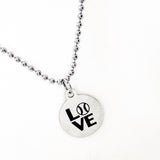 Baseball Gift, Baseball Love Necklace, Baseball Player Gift, Baseball Valentine, Baseball Mom Gift, Baseball Girlfriend Gift, Son Gift