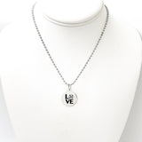 Baseball Gift, Baseball Love Necklace, Baseball Player Gift, Baseball Valentine, Baseball Mom Gift, Baseball Girlfriend Gift, Son Gift