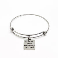 Confidence Gifts, Ready For The Next Step Bracelet, Its My Time, Affirmation Gifts, Affirmation Jewelry, Affirmation Quote, Encouragement