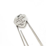 Love Gift, With My Whole Heart For My Whole Life Bookmark, Planner Paper Clip, Wife Gift, Wedding Gift, Paper Clip Bookmark, Reader Gift
