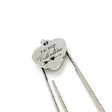 Love Gift, Be My Valentine Bookmark, Planner Paper Clip, Wife Gift, Valentines Day Gift, Paper Clip Bookmark, Reader Gift